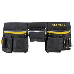 Stanley® snickarbälte med dubbelficka och hammarhållare
