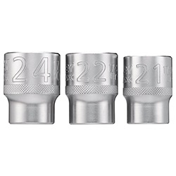 Conjunto de 3 chaves de caixa 1/2' 21-22-24mm - FATMAX®