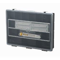 STANLEY® Klingen-Vorratspack mit 200 Abbrechklingen 18mm (11-301) und Interlock® Cutter (0-10-018) in praktischem Organizer (1-92-761)