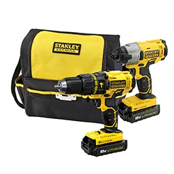 STANLEY® FATMAX® 18V Compact Hammer Drill and Compact Impact Driver Combo Kit