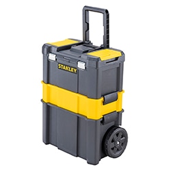 STANLEY® Essential™ rolling workshop with metal latches