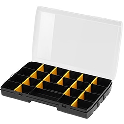 Organizador STANLEY® 27cm y 17 compartimentos