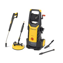 STANLEY® 2100W Electric Pressure Washer with Deluxe Patio Cleaner and Fixed Brush