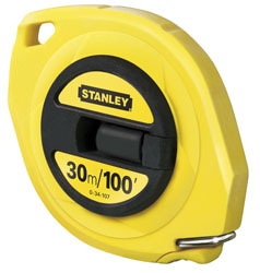 STANLEY® 30M/100'  Closed Case Steel Long Tape