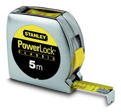 STANLEY® PowerLock® 5M (19mm wide) Tape Measure with top reader
