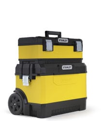 Stanley® Bonus Metal Plastic Contractor + Toolbox Black/Yellow