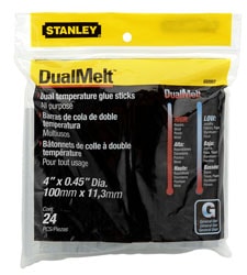 STANLEY® DualMelt™ Batoane adeziv transparent