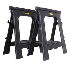 Stanley folding sawhorse (twin pack)