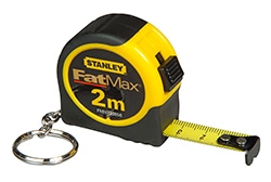 STANLEY® FATMAX® 2M (13mm wide) Keychain Tape Measure