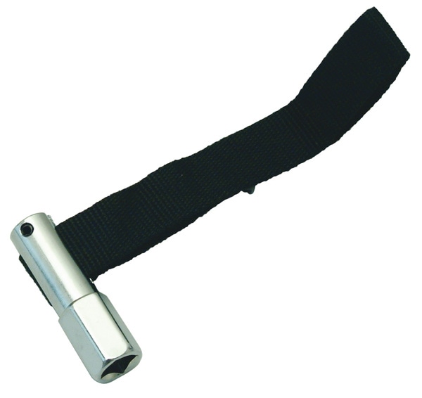 Socket Oil Filter Wrench With Nylon Strap Use With 1/2" Drive or 21mm Spanner 