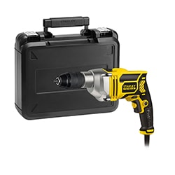 STANLEY® FATMAX® 750W 1 Gear Hammer Drill with Kit box